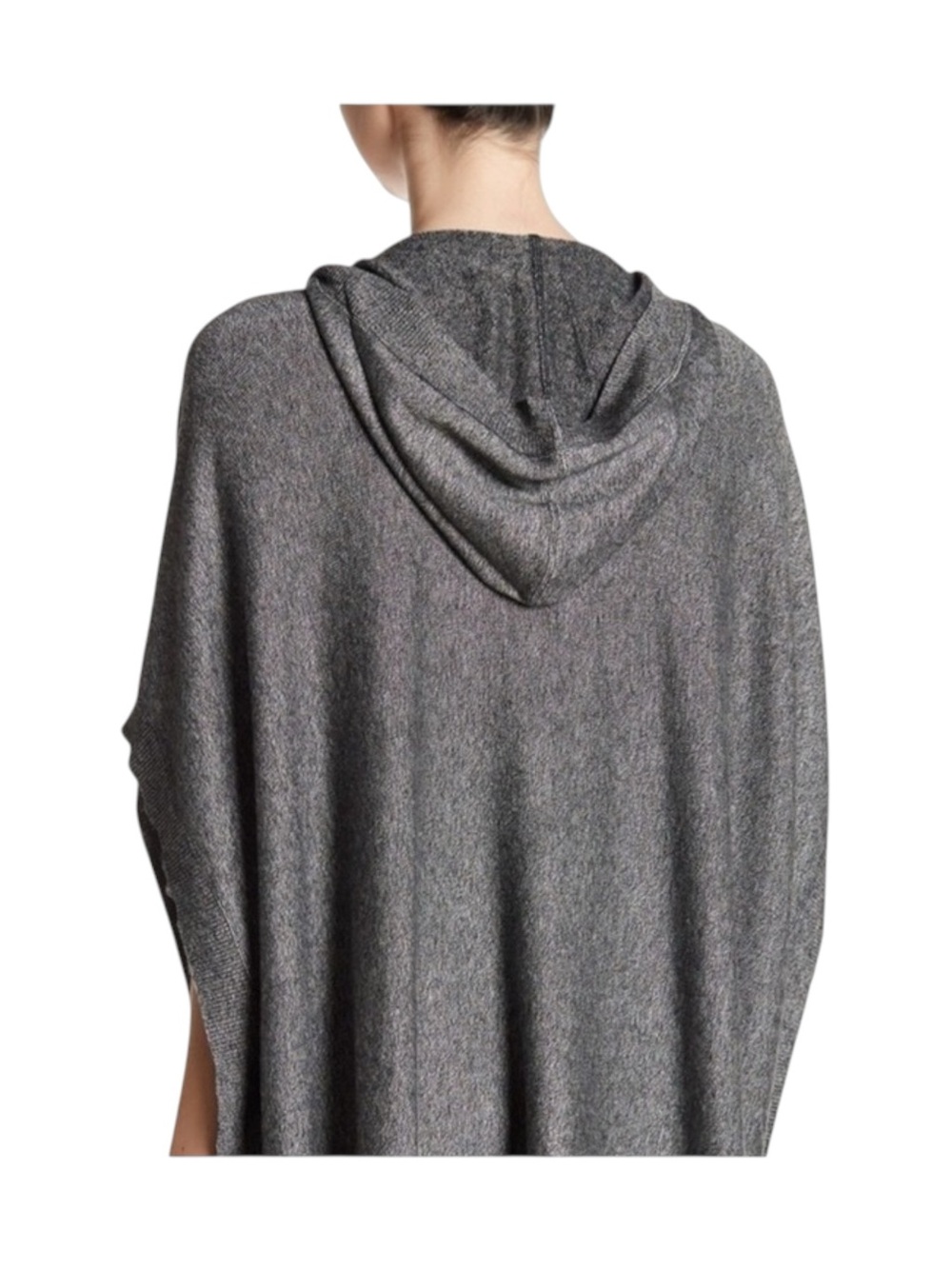 new Leimere ❤︎ Cozy Cashmere Sweater Poncho Hoodie ❤︎ Marbled Grey ❤︎ XS S M L - Picture 3 of 16